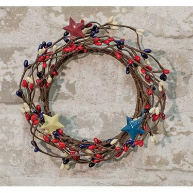 Americana Pip Ring w Stars 35 - The Fox Decor